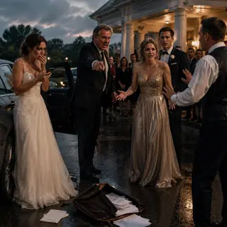 “You chose her—so I stopped paying.” At my wedding reception, my phone exploded with messages: my sister was screaming, the country club had frozen her engagement party, and my father was demanding I fix it. They had skipped my wedding for hers, never realizing I funded everything. At 8:45 p.m., their family collapsed—and my revenge had only begun.
