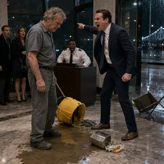 They Told the Night Janitor to Eat in the Parking Lot — Nobody at the $26 Million Tower Knew His Name Was on the Building's Drawings