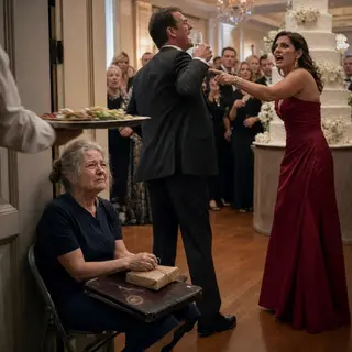 They Sat Their Mother by the Kitchen Door at a $4.2 Million Anniversary Party — Then a Stranger Walked In and Said Her Name